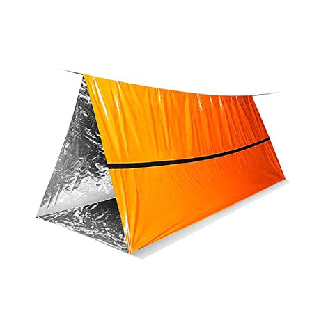 Orange 2 Person Emergency Sleeping Tube Tent