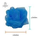 Loofah Lord Small Dark Blue Loofah 12 Pack