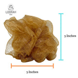 Loofah Lord Small Gold Loofah 12 Pack