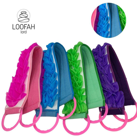 Loofah Lord Exfoliating Loofah Back Scratcher Assorted Colors