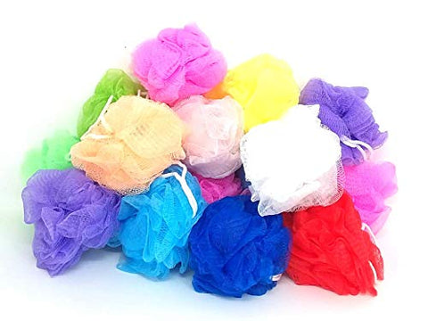 Loofah Lord Small Loofah Assorted Colors 20 Pack