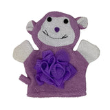 Loofah Lord Assorted Animal Glove Washcloth For Children's Baths