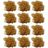 Loofah Lord Small Gold Loofah 12 Pack