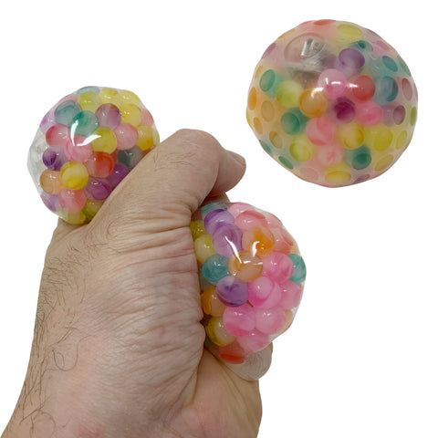 Small Light Up Water Bead Squishy Ball - 1 Dozen