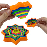 Colorful Magic Circle Fidget Toy - 1 Dozen
